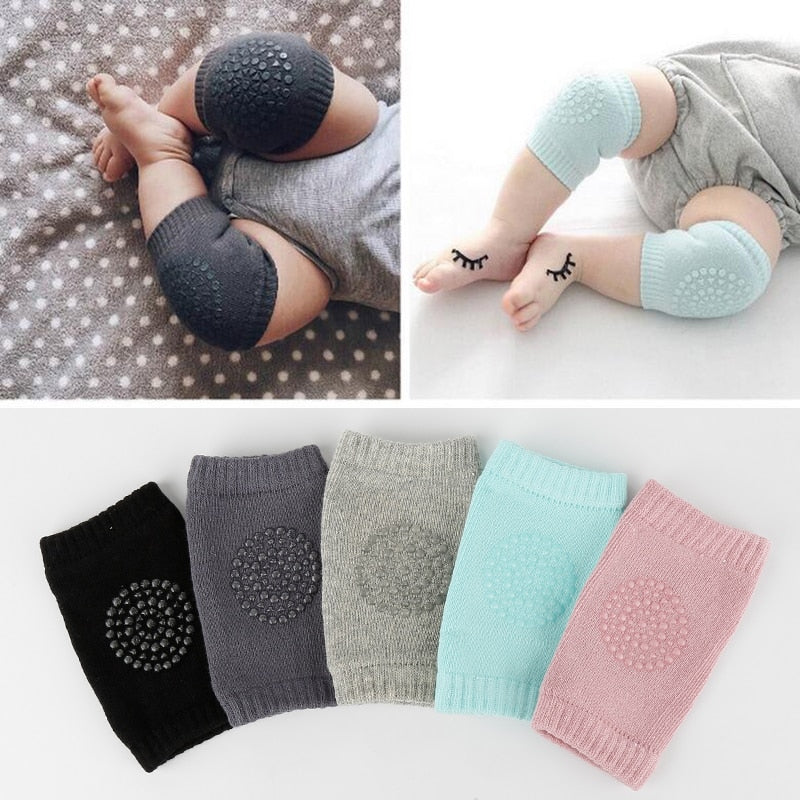 New Fashion Baby Kids Safety Crawling Soft Anti-slip Elbow Stretchy Durable Cushion Infants Toddlers Knee Pad Christmas Gifts