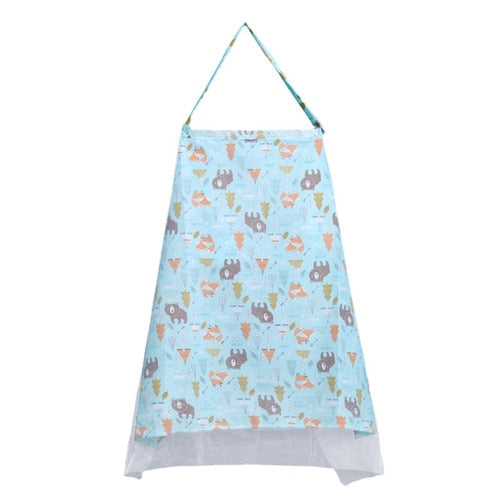 Mother Outing Breastfeeding Cover Cotton Baby Feeding Nursing Covers  Adjustable Privacy Breastfeeding Apron Stroller Blanket