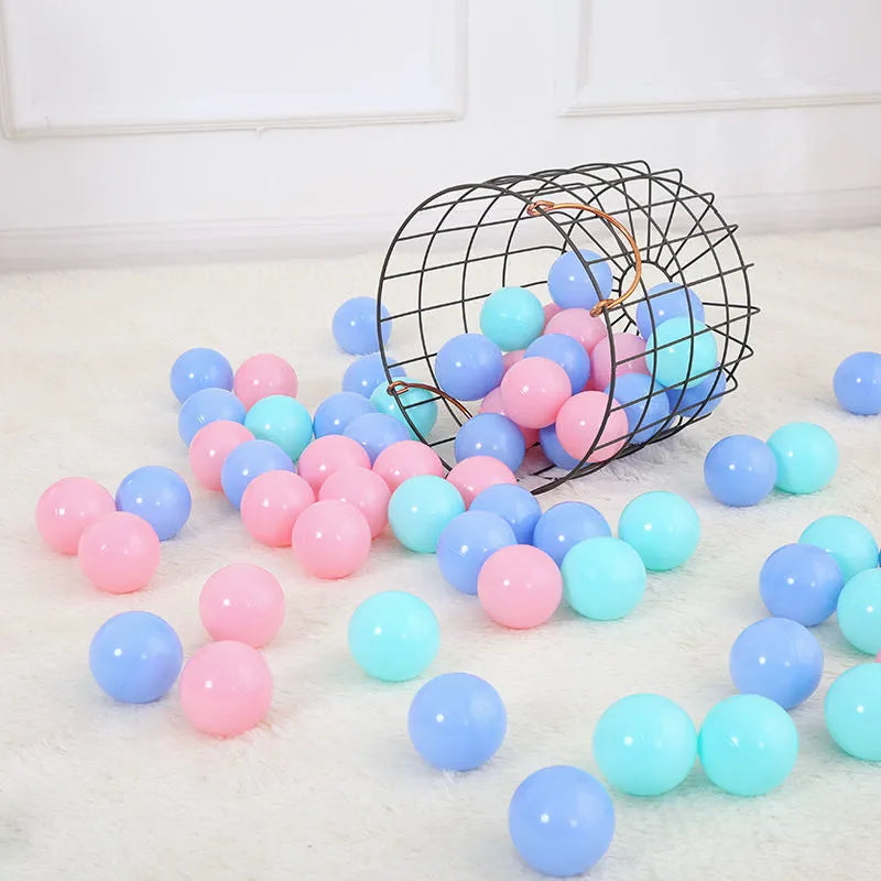 50Pcs 55MM Baby Plastic Balls Water Pool Ocean Ball Games for Children Swim Pit Play House Outdoors Sport Ball Tents Baby Toys