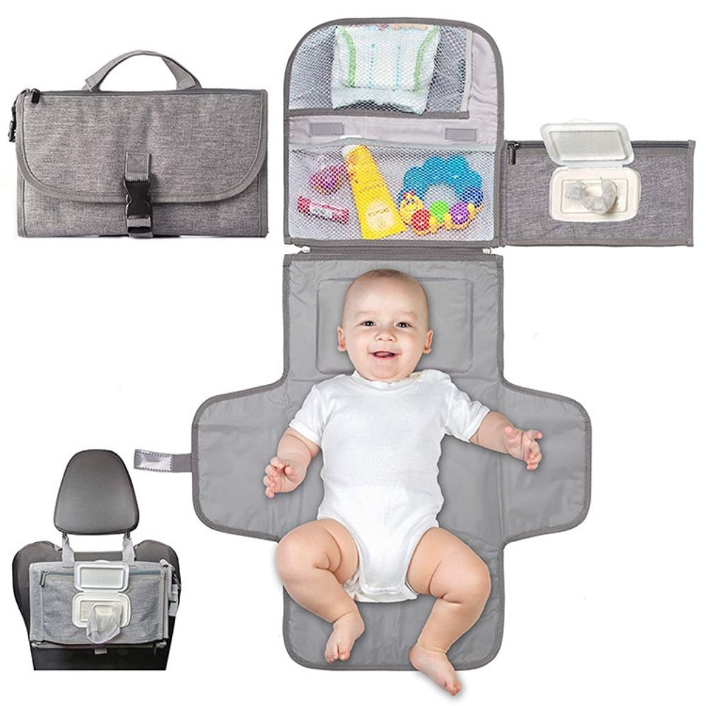 Portable Changing Pad for Baby Diaper Bag and Travel Changing Station Foldable Baby Diaper Changing Pad Waterproof Newborn Diape