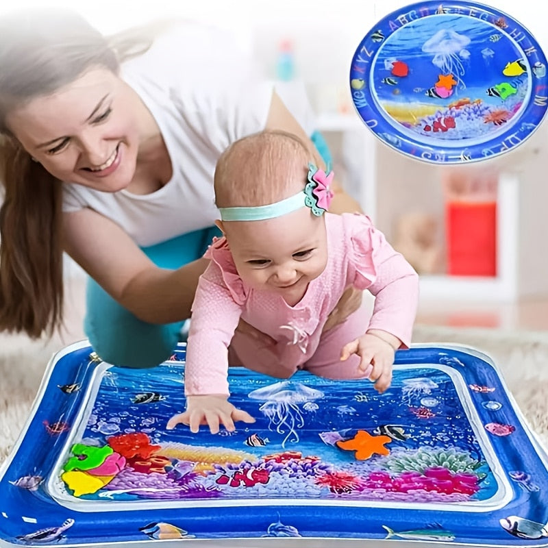 Infinno Inflatable Tummy Time Mat Premium Baby Water Play Mat for Infants and Toddlers Baby Toys